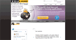 Desktop Screenshot of edulang.com